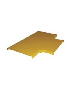 Крышка LAN-OT240-ETC для Т-соединителя оптического лотка 240 мм, желтая Lanmaster