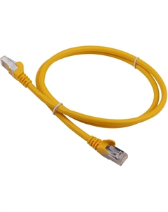 Кабель патч-корд LAN-PC45/S6A-1.0-YL RJ45 - RJ45, 4 пары, FTP, категория 6A, 1 м желтый, LSZH Lanmaster