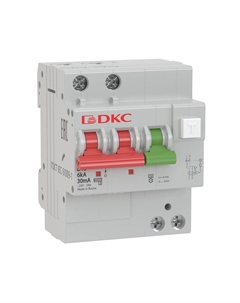 Автоматический выключатель дифф. тока (АВДТ) MDV63-23C25-A 6kA, тип характеристики C, 1P+N, 25A, тип A, 4 модуля, "YON" Dkc