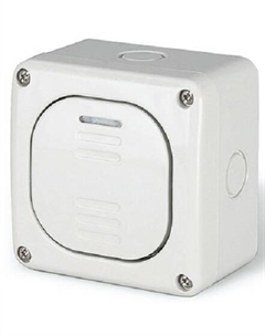 Выключатель DIS1375012 однополюсный, одноклавишный, 20А IP66 белый, "Quadro" Dkc