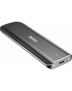 Внешний SSD USB 3.2 Gen 2 Type-C NT01ZX-001T-32BK ZX 1TB 1050/950MB/s aluminum black Netac