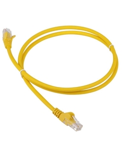 Кабель патч-корд U/UTP 5e кат. 7м. LAN-PC45/U5E-7.0-YL RJ45 - RJ45, 4 пары, желтыйй, LSZH Lanmaster