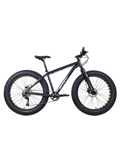 Велосипед фэтбайк Fat 26" HD 2025, темно-серый/серебристый металлик, HQ-0017810 (Рама: L(19)) Stark