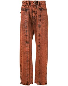 Wooyoungmi джинсы из вареного денима 48 оранжевый Wooyoungmi