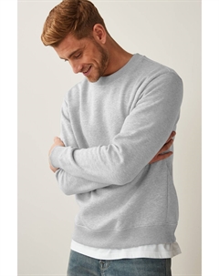 Кофта мужская с круглым вырезом, серый Next