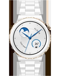 Часы Watch GT 3 Pro керамический ремешок Белые (Frg-B19T) Huawei