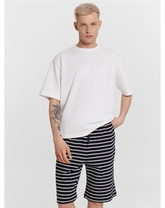 Шорты домашние мужские синие в полоску Mark formelle