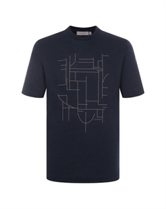 Хлопковая футболка Canali