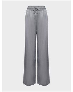 Брюки прямые сатиновые, серые Panicale