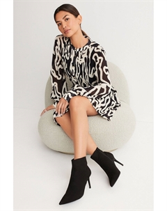 Ботильоны Forever Comfort с острым носком, черный Next