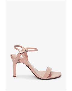 Босоножки на высоком каблуке с ремешками Forever Comfort, розовый Next