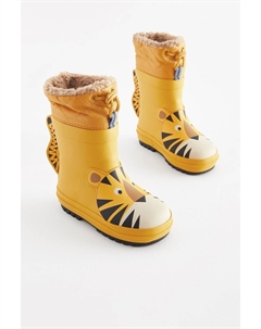 Резиновые сапоги с манжетами, желтый Next