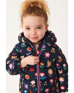 Утепленный плащ, синий Next