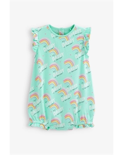 Детский комбинезон из трикотажа, бирюзовый Next