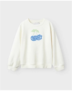 Девичий свитшот, белый Name it
