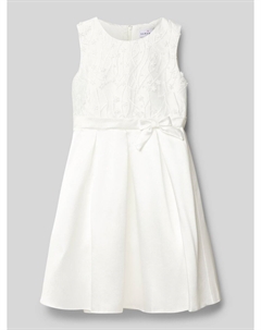 Мини-платье с круглым вырезом, экрю Danamade