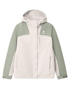 Женская уличная куртка, Светлый мокко/струящееся белое облако Camel