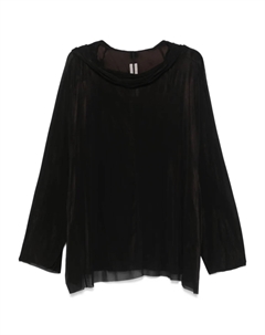 Туника с капюшоном, черный Rick owens