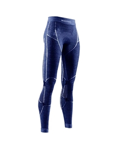 Женские лыжные колготки MERINO, синий X-bionic