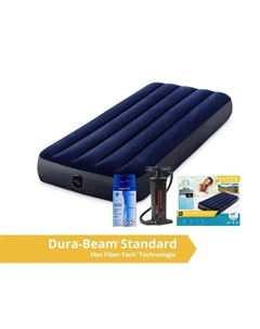 Матрас Classic Downy надувной, синий Intex