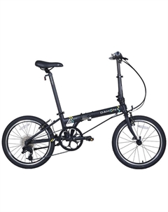 20-дюймовый 8-скоростной мужской и женский складной велосипед P8 молодежная версия KAC081 матовый черный Dahon