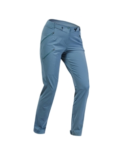 Брюки женские MH500 для горных походов, сине-серый Quechua