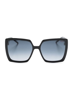 Солнцезащитные очки в квадратной оправе, черный Hugo