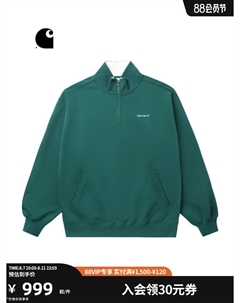 Толстовка мужская с вышитым логотипом, синий Carhartt wip