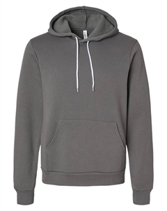 Толстовка с капюшоном из губчатого флиса, цвет asphalt Bella+canvas