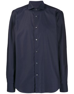 Corneliani рубашка с длинными рукавами 43 синий Corneliani
