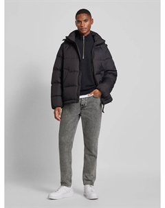 Пуховик прямого кроя со съемным капюшоном, черный Marc o'polo