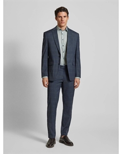 Пиджак на 2 пуговицах с воротником-лацкан, синий Christian berg men