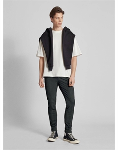 Зауженные брюки с узором «глен-чек», модель «МАРК», оливковый Only & sons