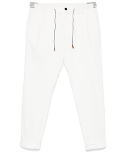 Зауженные брюки, белый Eleventy