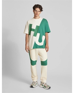 Спортивные штаны с этикеткой, модель «Nablocke», кремовый Hugo blue