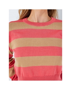 Пуловер короткий оранжевый Laredoute