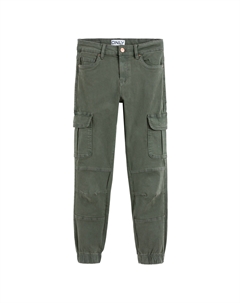 Брюки карго длина 27 зеленый Laredoute