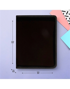 Папка пластиковая а5, 240 х 185 х 25 мм, молния вокруг Calligrata