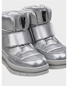 Сапоги мембранные на липучке, серебристые Jog dog
