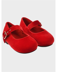 Туфли бархатные, красные Age of innocence