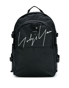 Yohji yamamoto рюкзак с вышитой подписью один размер черный Yohji yamamoto