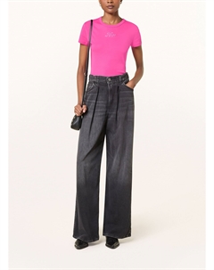 Укороченная рубашка delanor, розовый Hugo