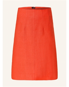 Юбка с льном, красный Windsor