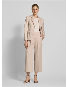 Широкие брюки со складками, укороченного покроя, бежевый Windsor