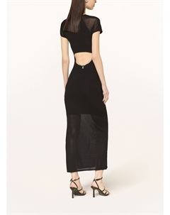 Платье без рукавов с вырезом, черный Hugo