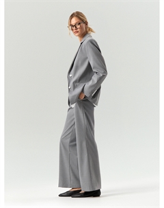 Брюки прямого кроя в полоску Emka