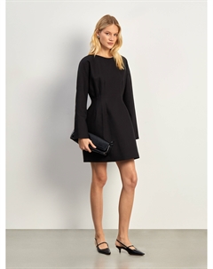 Платье мини из костюмной ткани Emka