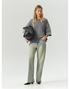 Футболка oversize с эффектом варки Emka