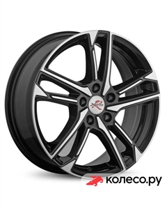 Литой диск R197 6.5x17/5*114.3 D64.1 ET40 BK/FP X`trike rst