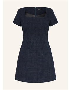 Платье-Букле из блестящей пряжи, синий Maje